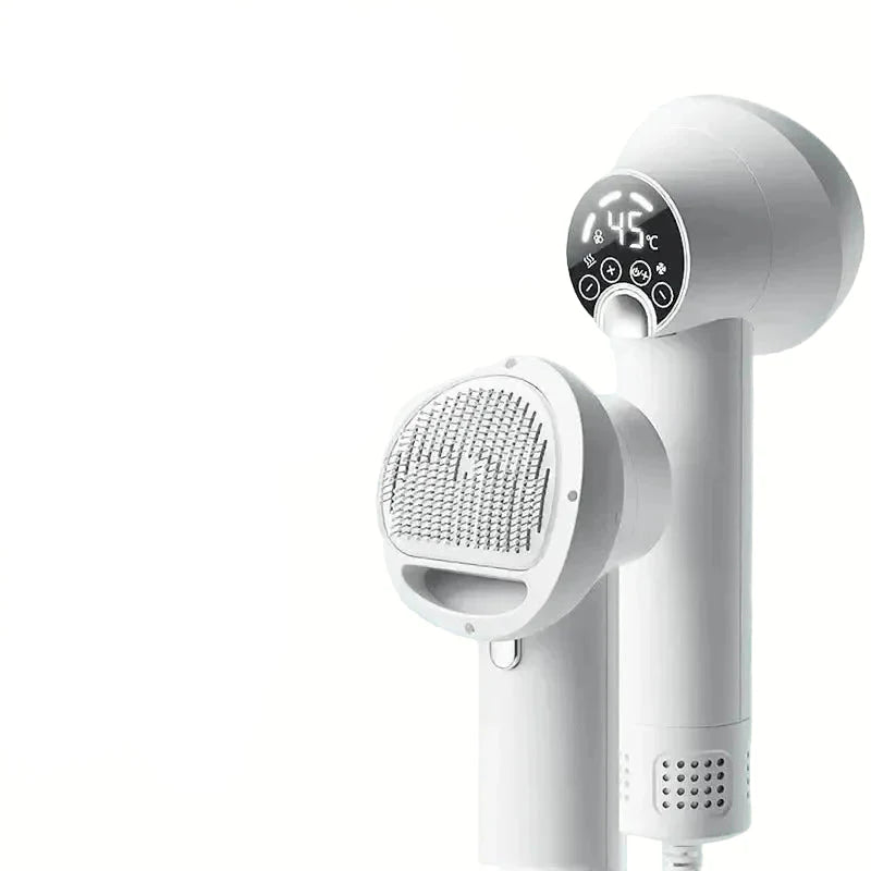 2-in-1 Pet Hair Dryer with Grooming Comb Function