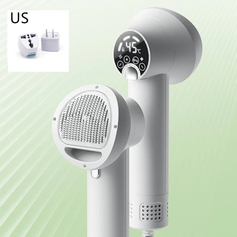 2-in-1 Pet Hair Dryer with Grooming Comb Function