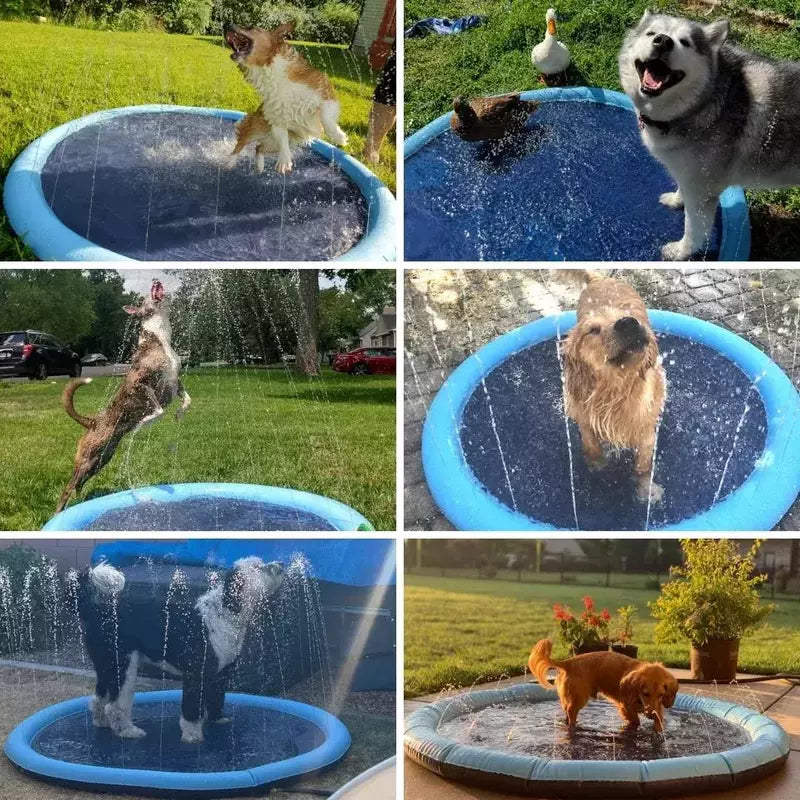 Anti-Slip Sprinkler Pad Cooling Mat for Pet
