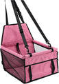 Dog Folding Car Seat - Waterproof Pet Booster with Safety Belt