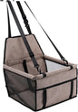 Dog Folding Car Seat - Waterproof Pet Booster with Safety Belt