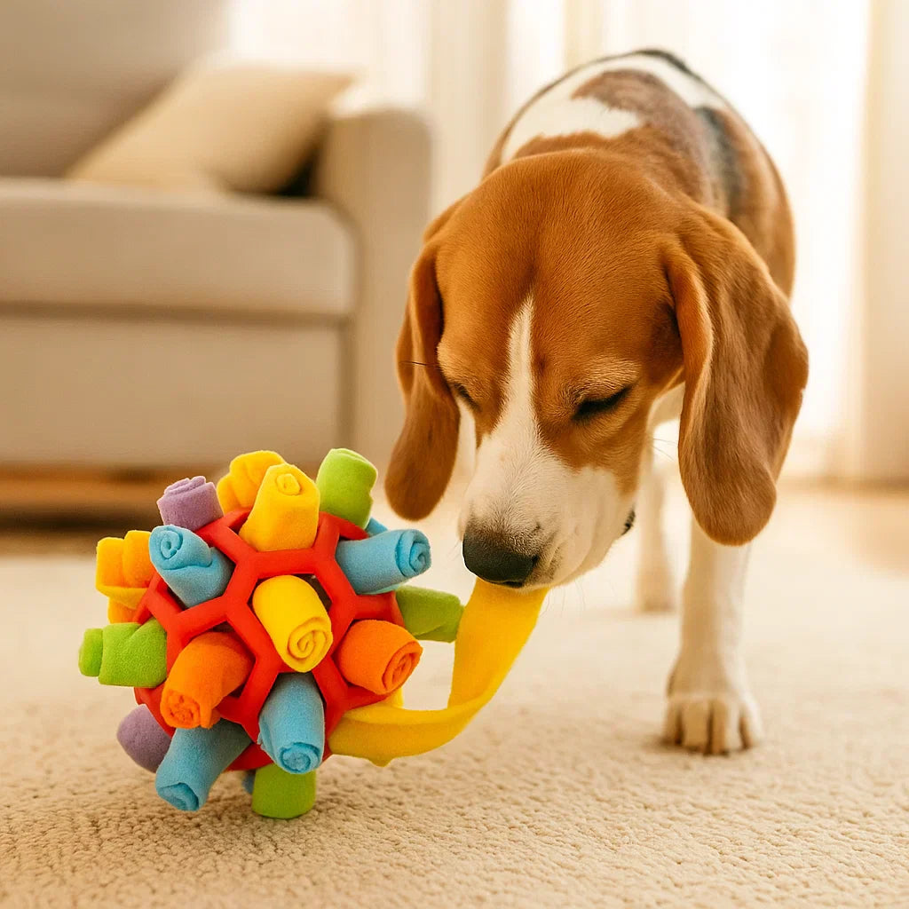 Interactive Pet Snuffle Ball for Mental Stimulation