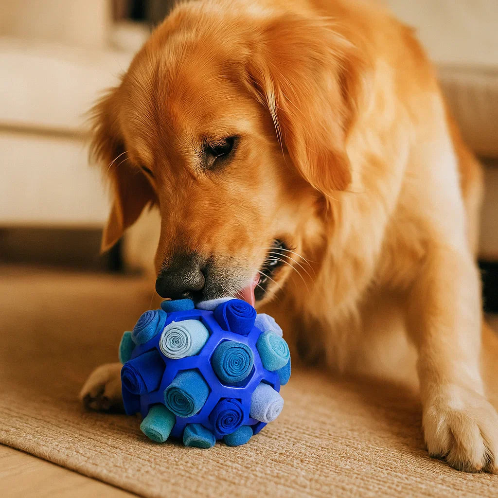 Interactive Pet Snuffle Ball for Mental Stimulation