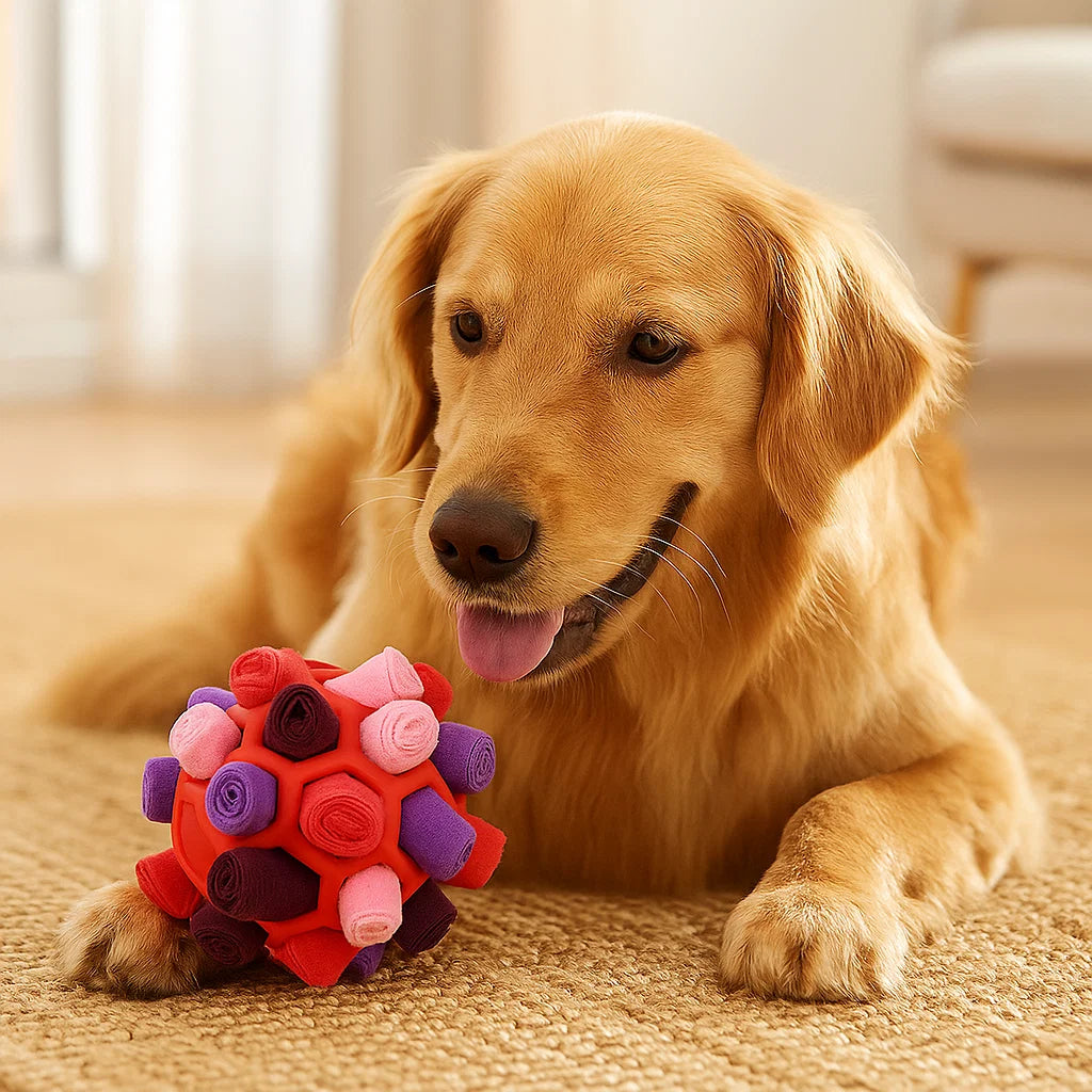 Interactive Pet Snuffle Ball for Mental Stimulation
