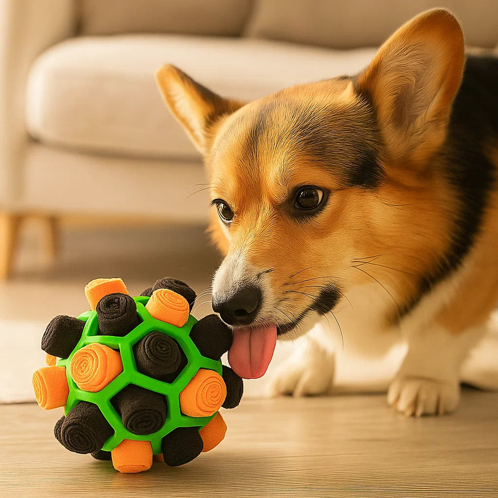 Interactive Pet Snuffle Ball for Mental Stimulation