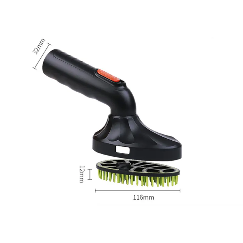 Pet Hair Vacuum Attachment with Silicone Bristles