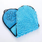 Pet Microfiber Drying Towel with Glove for Dogs & Cats
