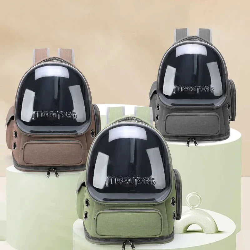 Transparent Breathable Cat Carrier Backpack for Safe and Comfortable