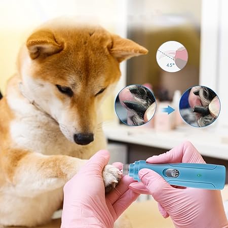 USB Rechargeable Pet Nail Grinder for Dogs & Cats